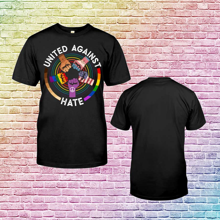 Ally Shirts For Pride, Pride T Shirt Designs, United Against Hate, Pride Clothing