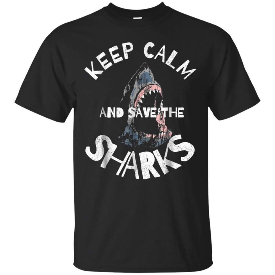 AGR Shark Tshirt Keep Calm And Save The Sharks Jaq T-shirt