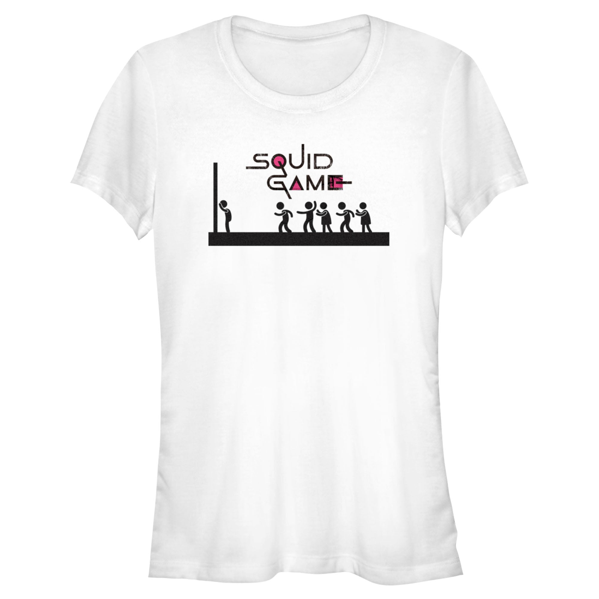 Squid Game Junior’S Stick Figure Red Light Green Light  T-Shirt