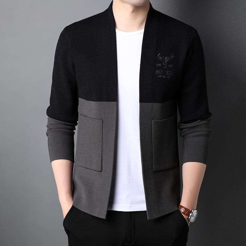 Top Grade New Autum Brand Fashion Knitwear Japanese Aesthetic Mens Cardigan Sweater Casual Coats Winter Jacket Men Clothing alx