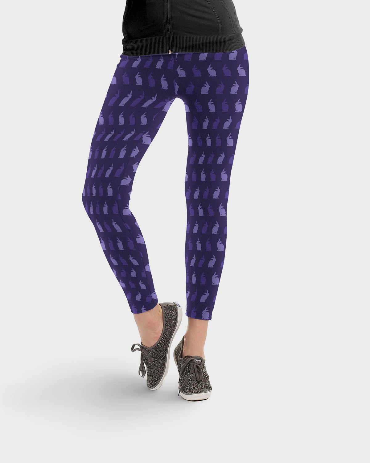 Purple Rabbit Leggings