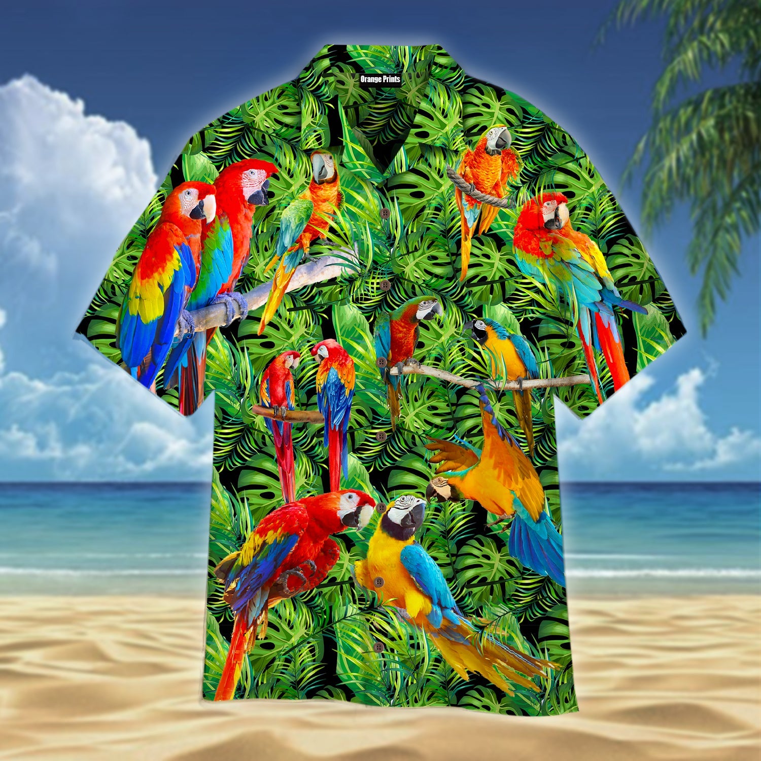 Vintage Parrots Hawaii Shirt For Men Women Adult Ha49685