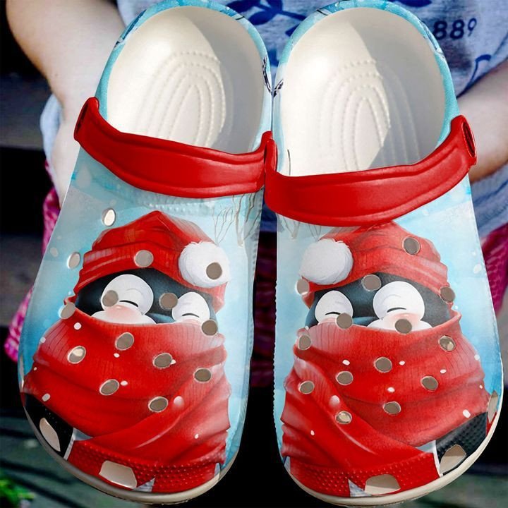 Penguin Cute  Sku 1780 Crocs Clog Shoes