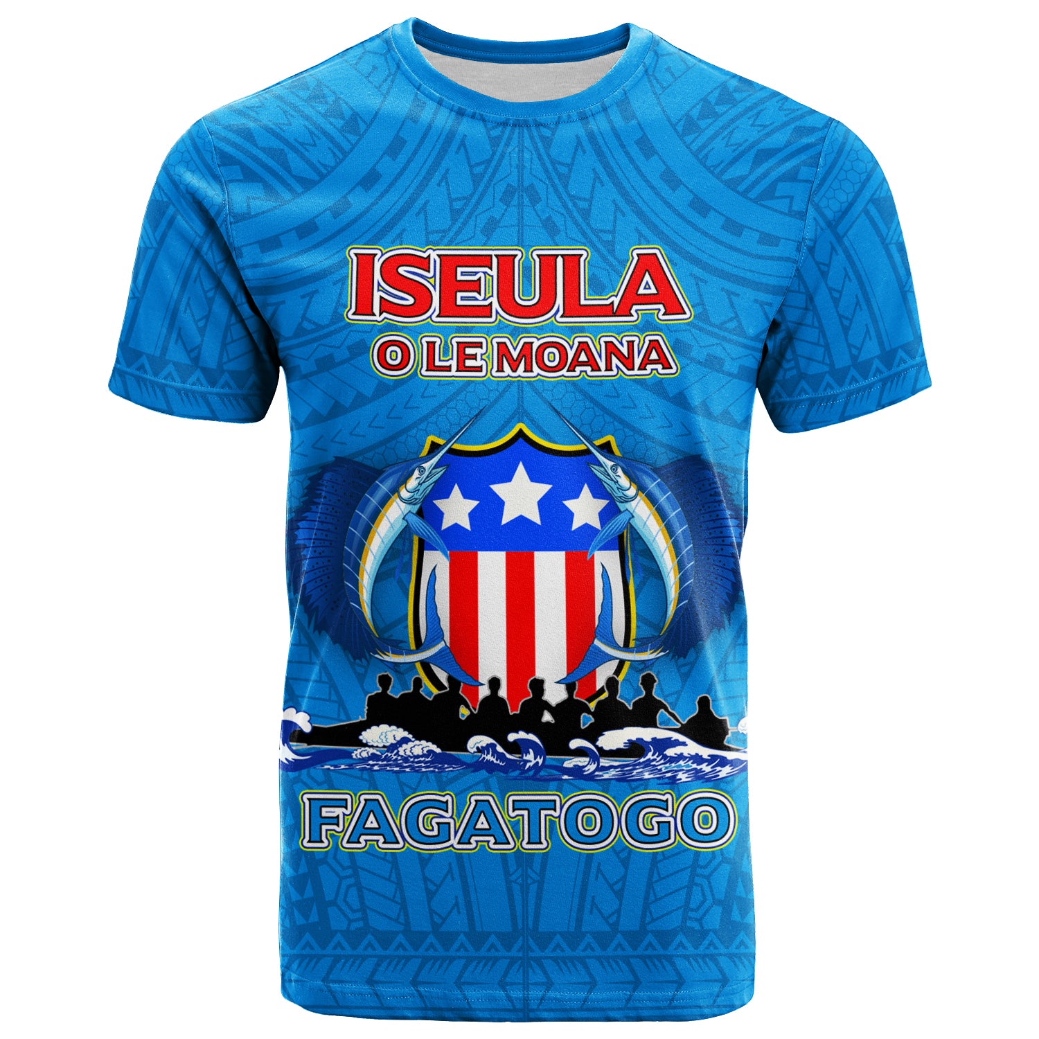 (Custom Personalised) American Samoa T-Shirt – Iseula O Le Moana Of Fagatogo Pride – Lt12