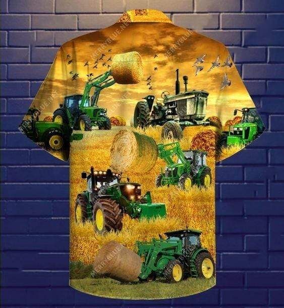 Buy Hawaii Aloha Shirts Tractor Life Is Better On The Farm Ha13767