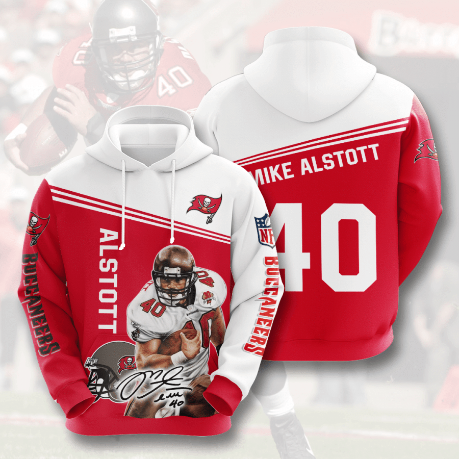 Tampa Bay Buccaneers Mike Alstott 90 Unisex 3D Hoodie Gift For Fans