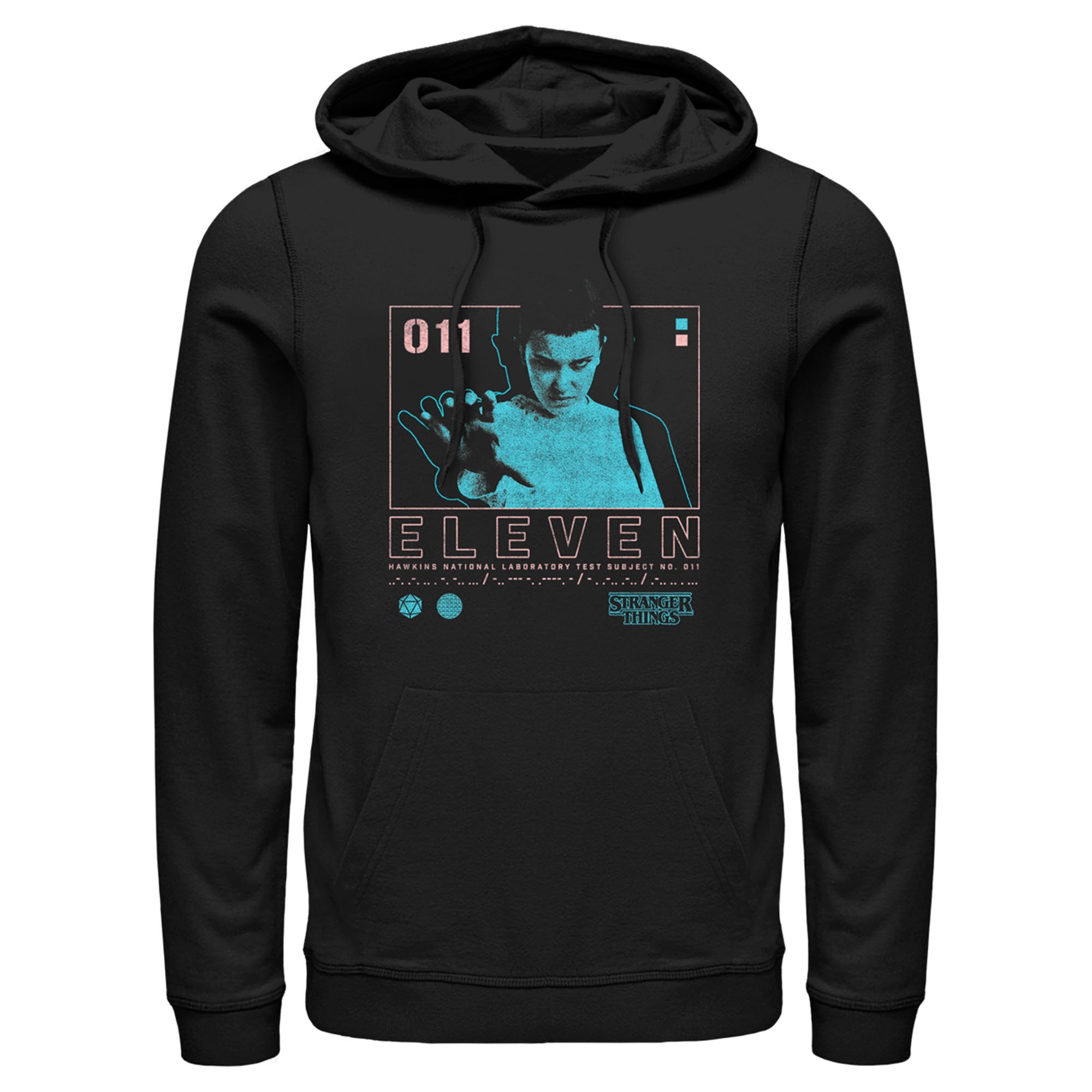 Men’S Stranger Things Eleven Boxed Up Pull Over Hoodie