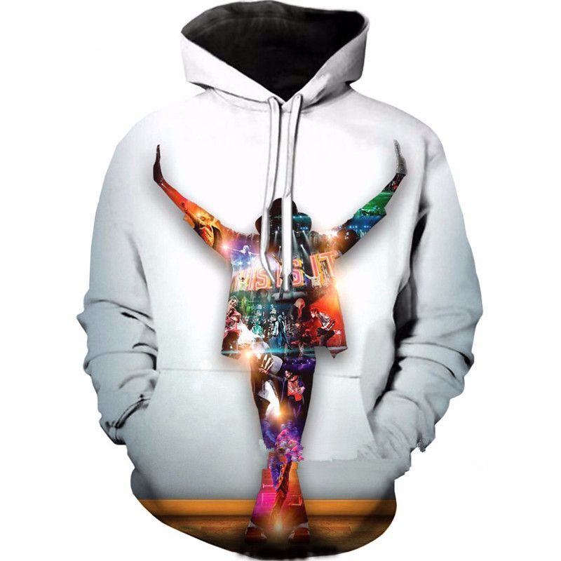 Michael Jackson Style 3 3D Hoodie