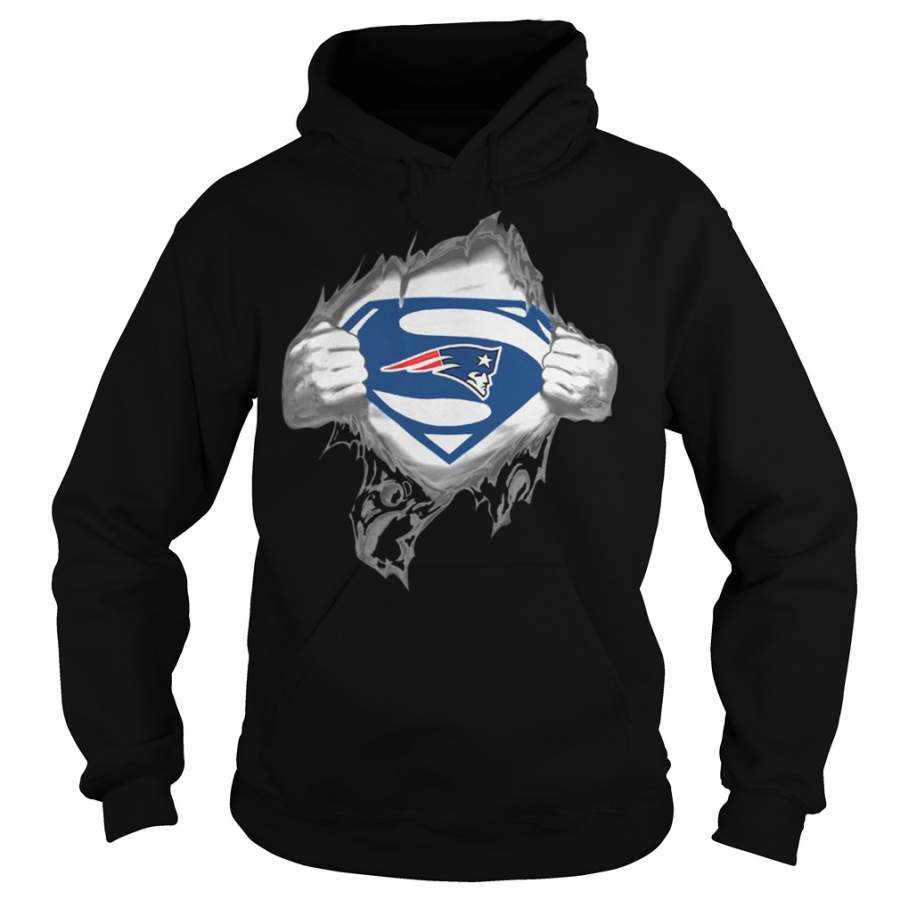 New England Patriots Superman inside me Hoodie