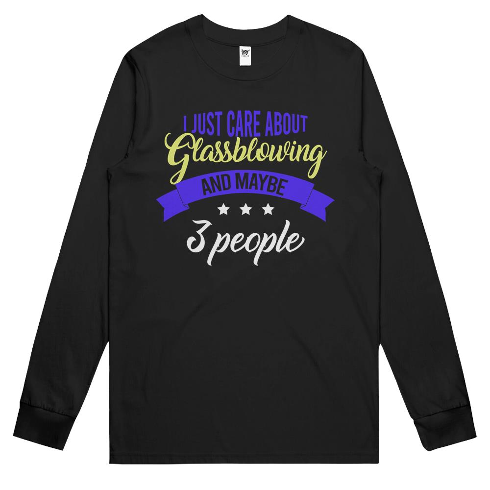 Glassblowing Glassforming Blowpipe Artist Glass Blower Art Long Sleeve T Shirts