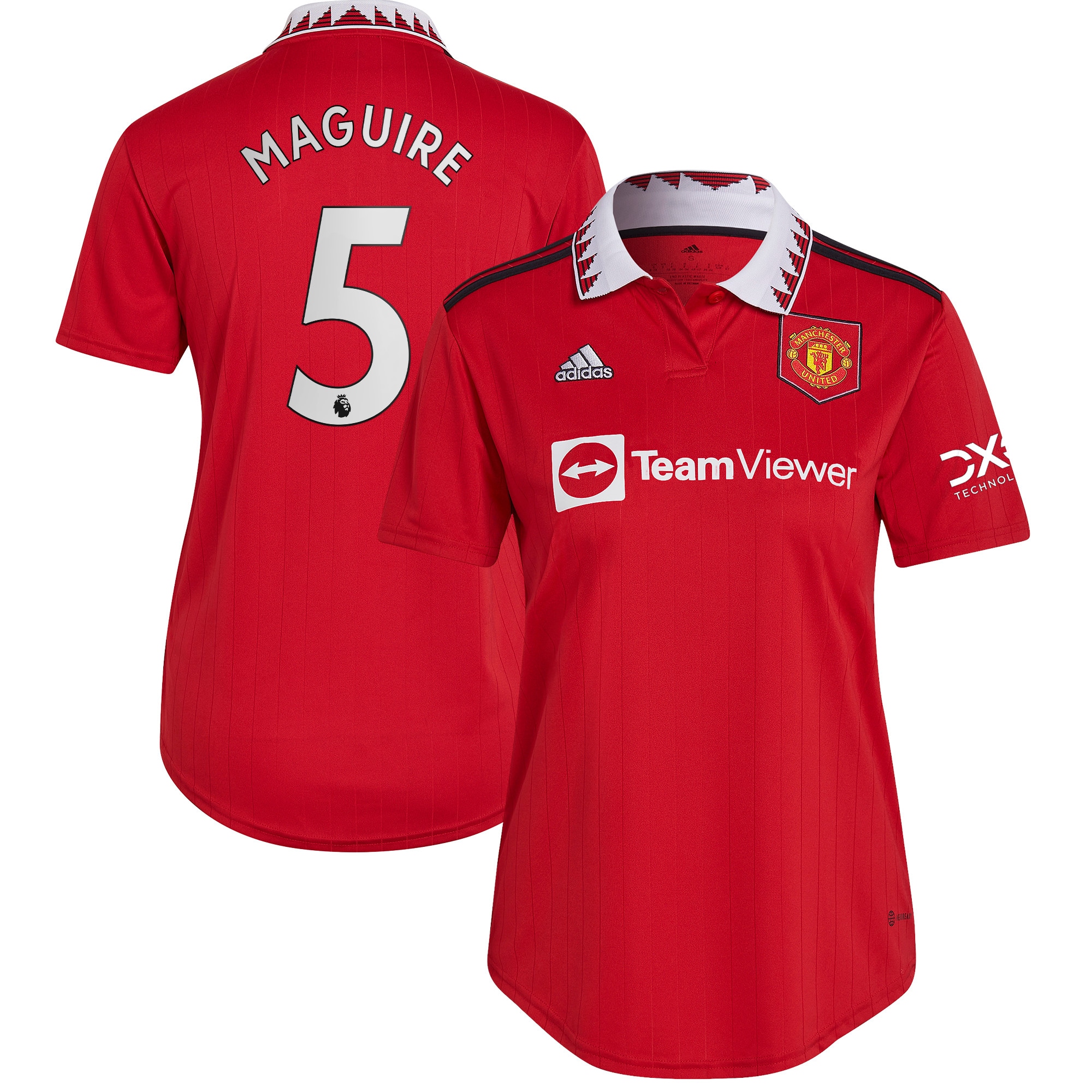 Harry Maguire Manchester United Women's 2022/23 Home Replica Player Jersey – Red