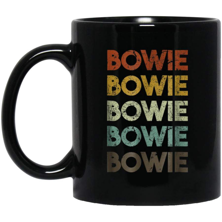 Bowie, Maryland – Retro Vintage Black Mug