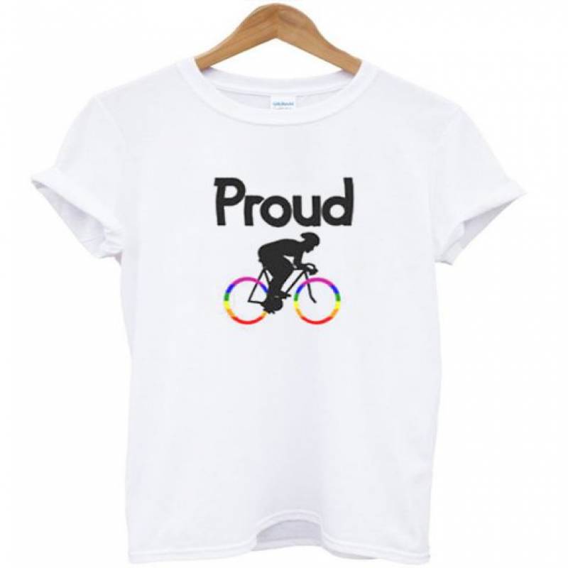 cycling gay cyclist T-Shirt