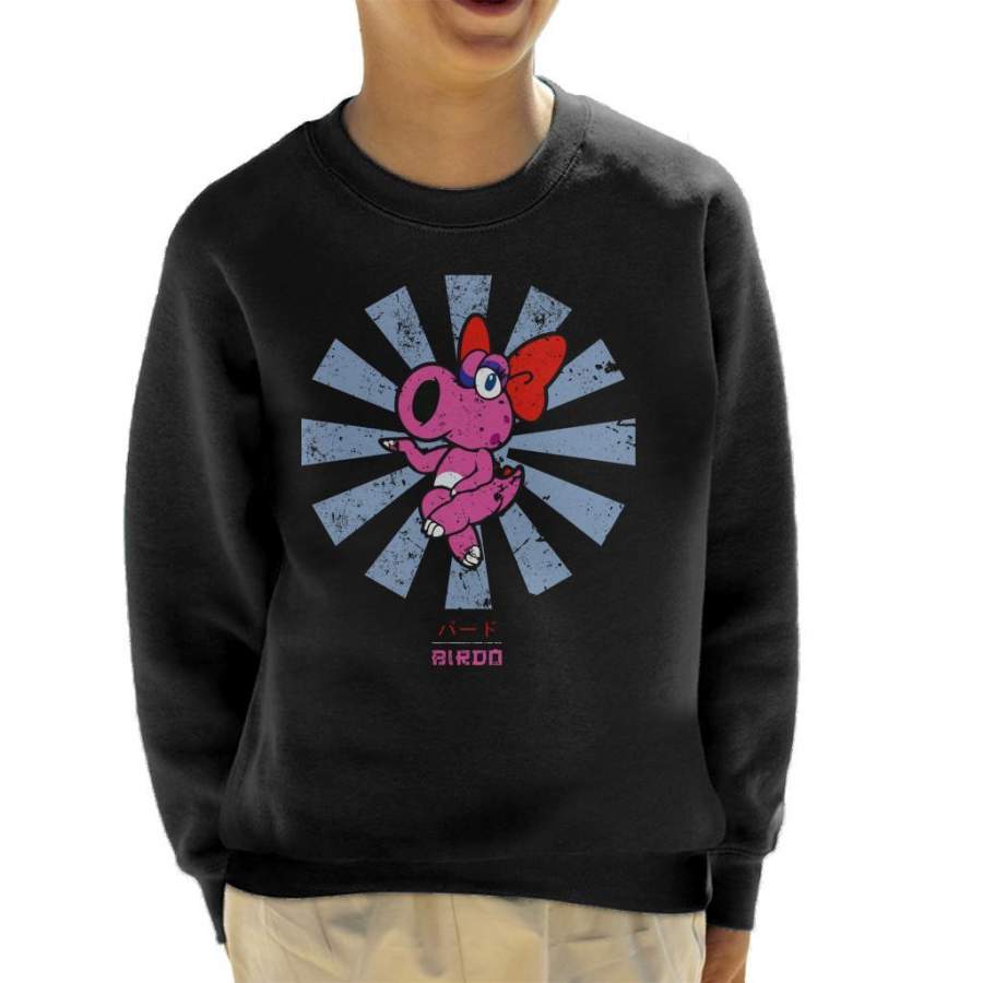 Birdo Retro Japanese Super Mario Kid’s Sweatshirt