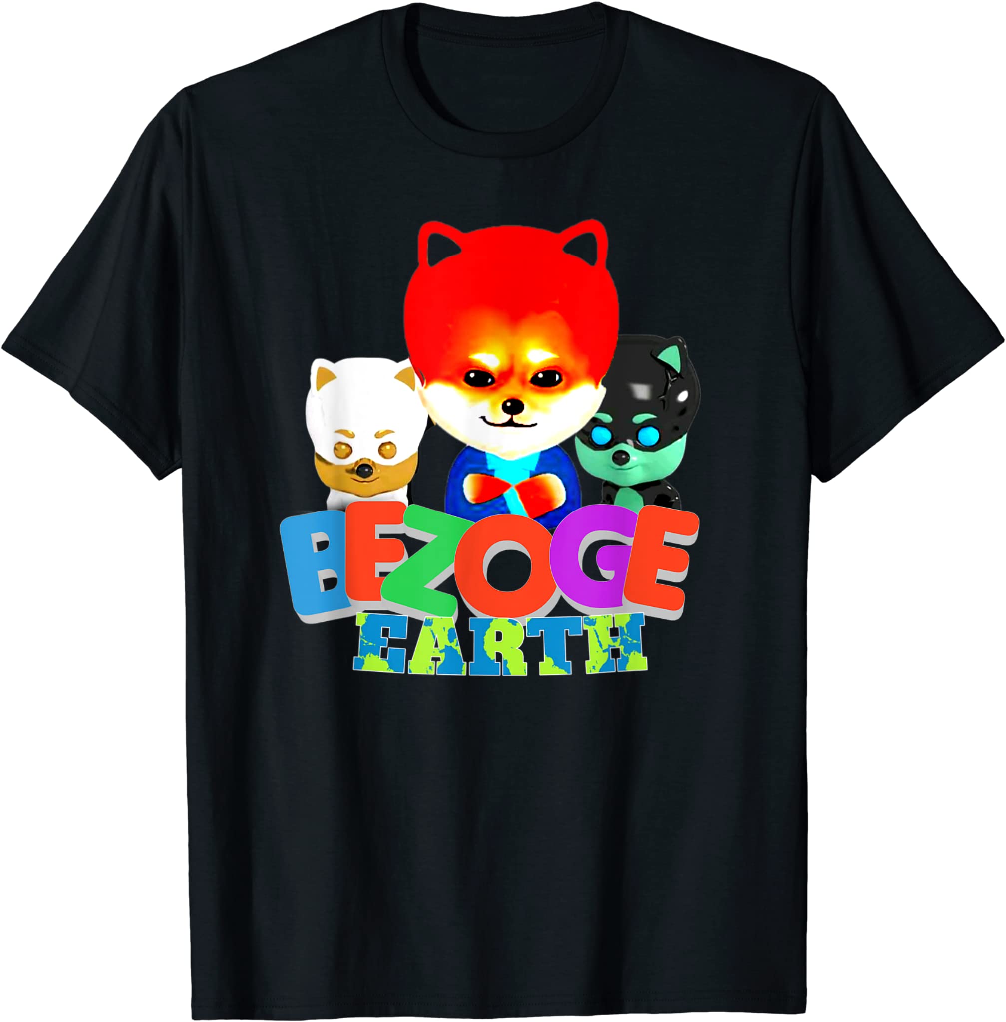 Colorful Bezoge Earth, Bezoge Coin T-Shirt