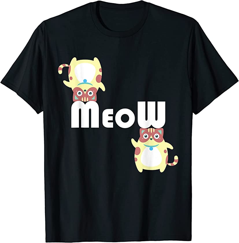 Cute Cat Meow Kitty Kitten T-Shirt