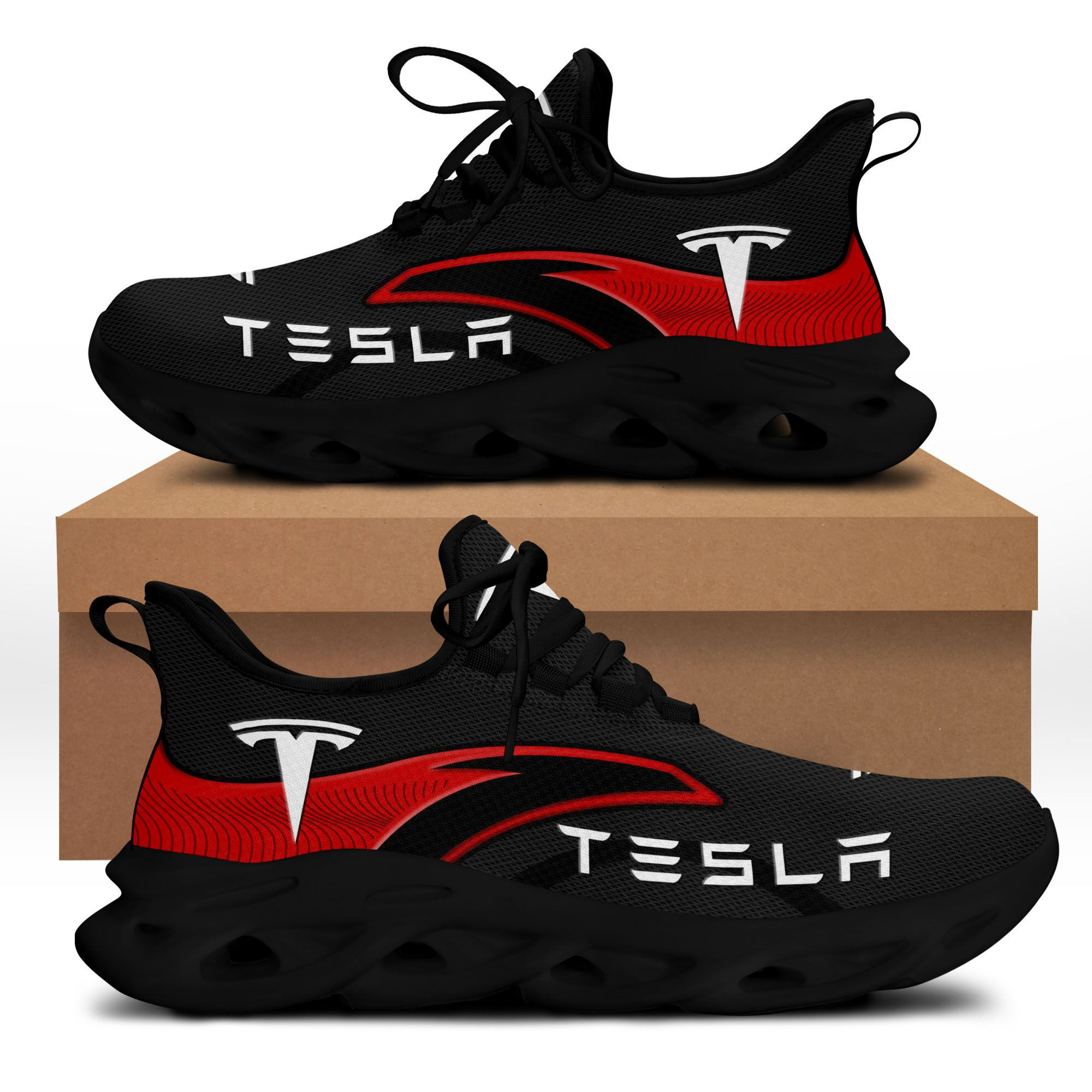 Tesla Bs Running Shoes Ver 1 (Red)