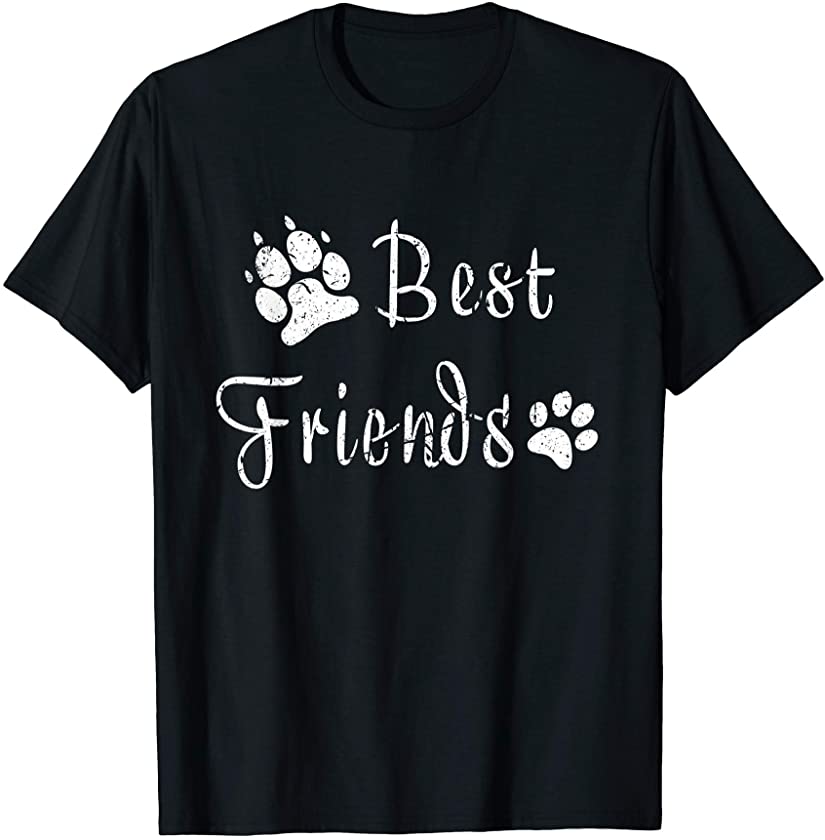 Cat and Dog Best Friends Kitten and Puppy Best Friend Animal T-Shirt