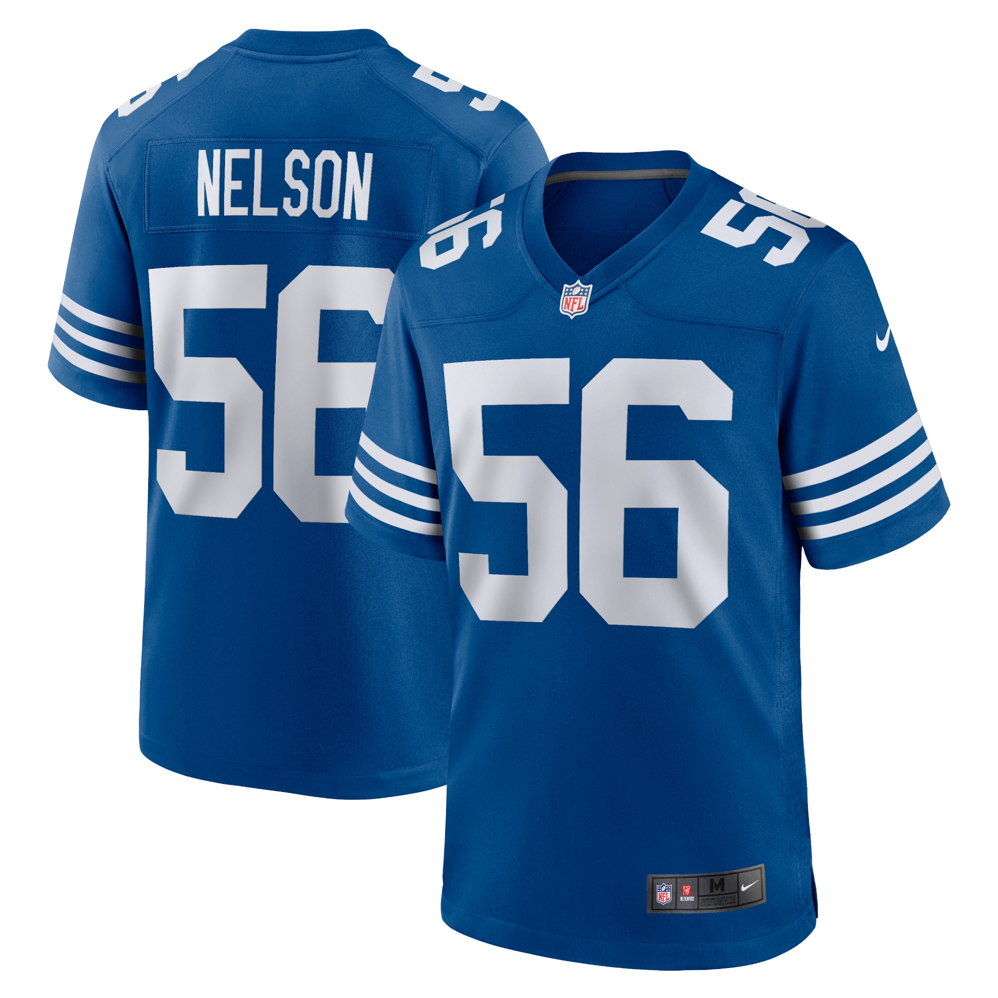 Men's Quenton Nelson Royal Indianapolis Colts Alternate Game Jersey