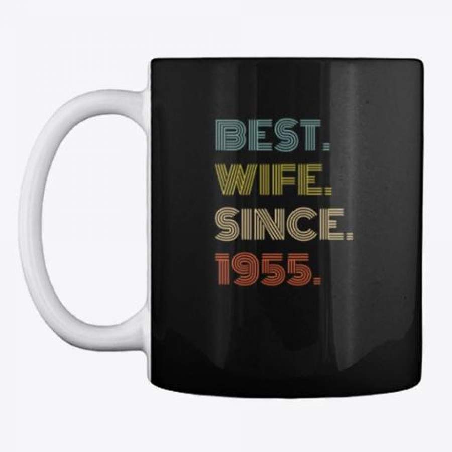 Best Wife Since 1955 Vintage Anniversary Gift Mug