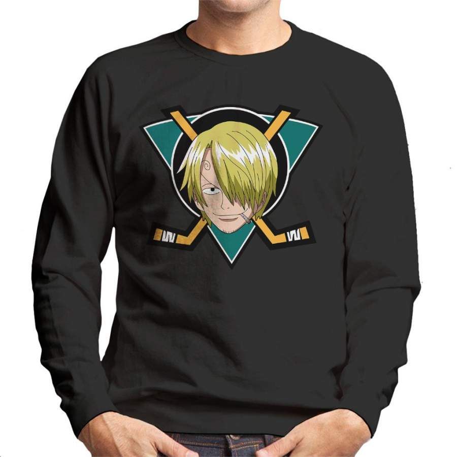 Vinsmoke Sanji Mighty Ducks One Piece Men’s Sweatshirt