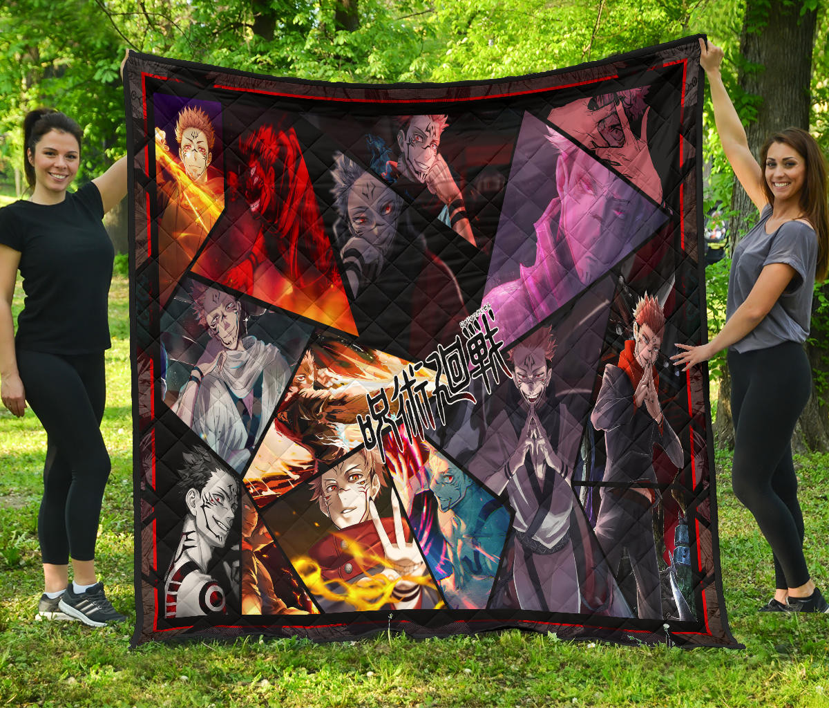 Ryomen Sukuna Jujutsu Kaisen Premium Quilt Blanket Anime Home Decor Custom For Fans Na052301