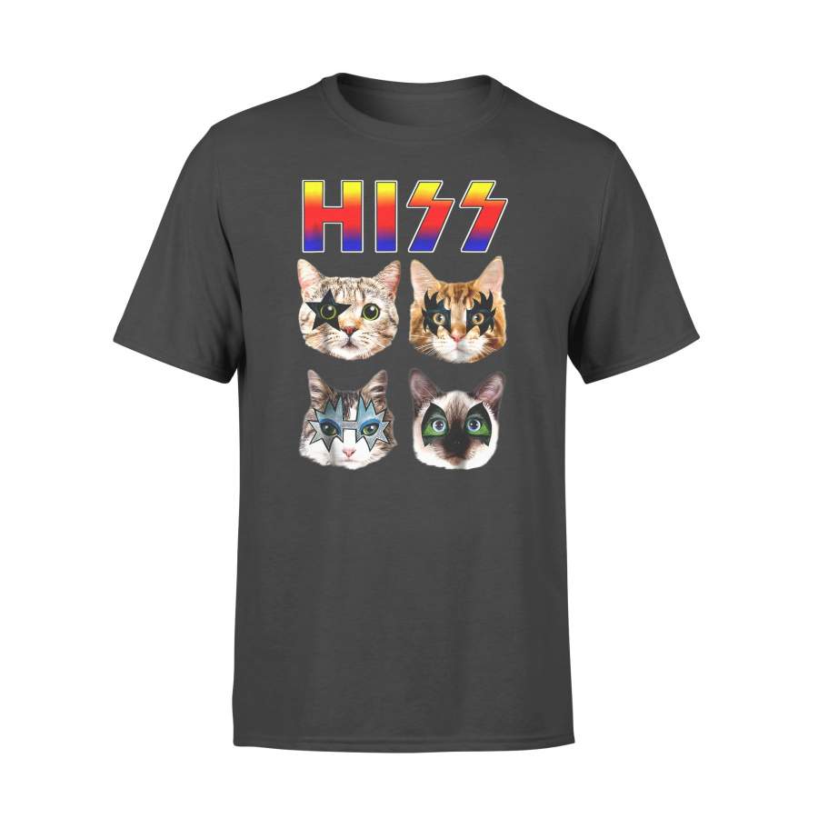 Cat gift idea Hiss Kittens Rockin – Standard T-shirt