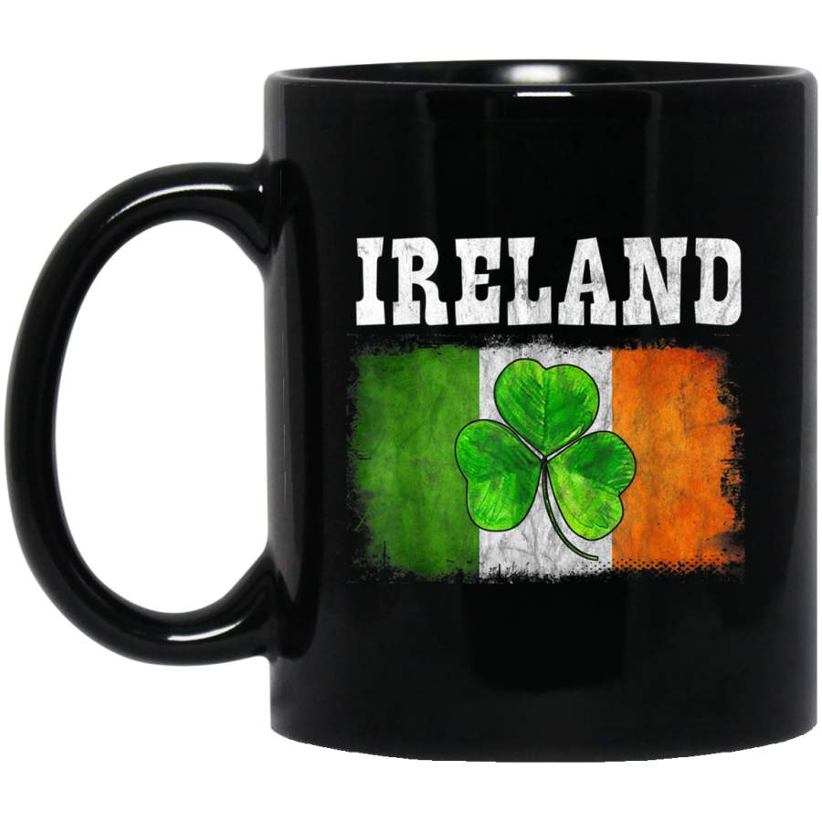 Ireland Flag Green Funny Mug Vintage St Patricks Day Irish Mug