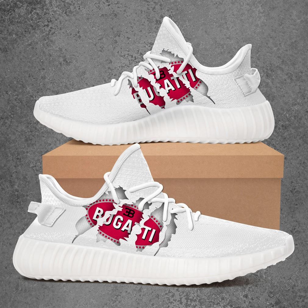 Bugatti Car Yeezy White Shoes Sport Sneakers