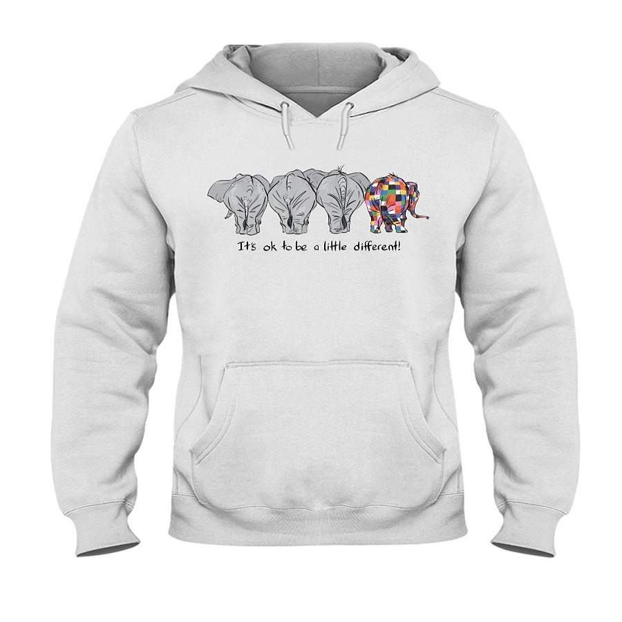 Its Ok To Be Different Elephant Limited Classic T-Shirt Hoodie