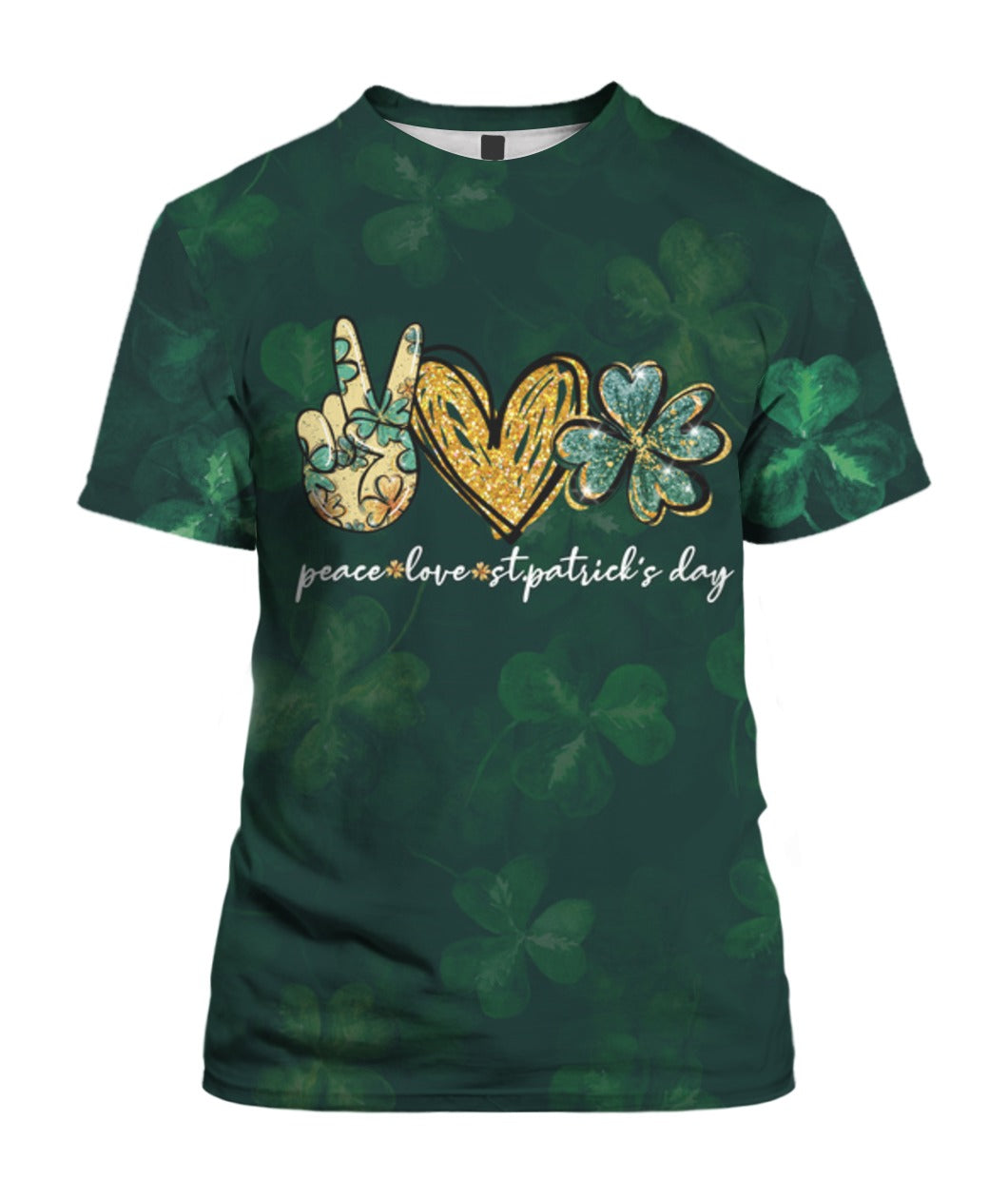 Peace-Love-St Patricks Day 3D