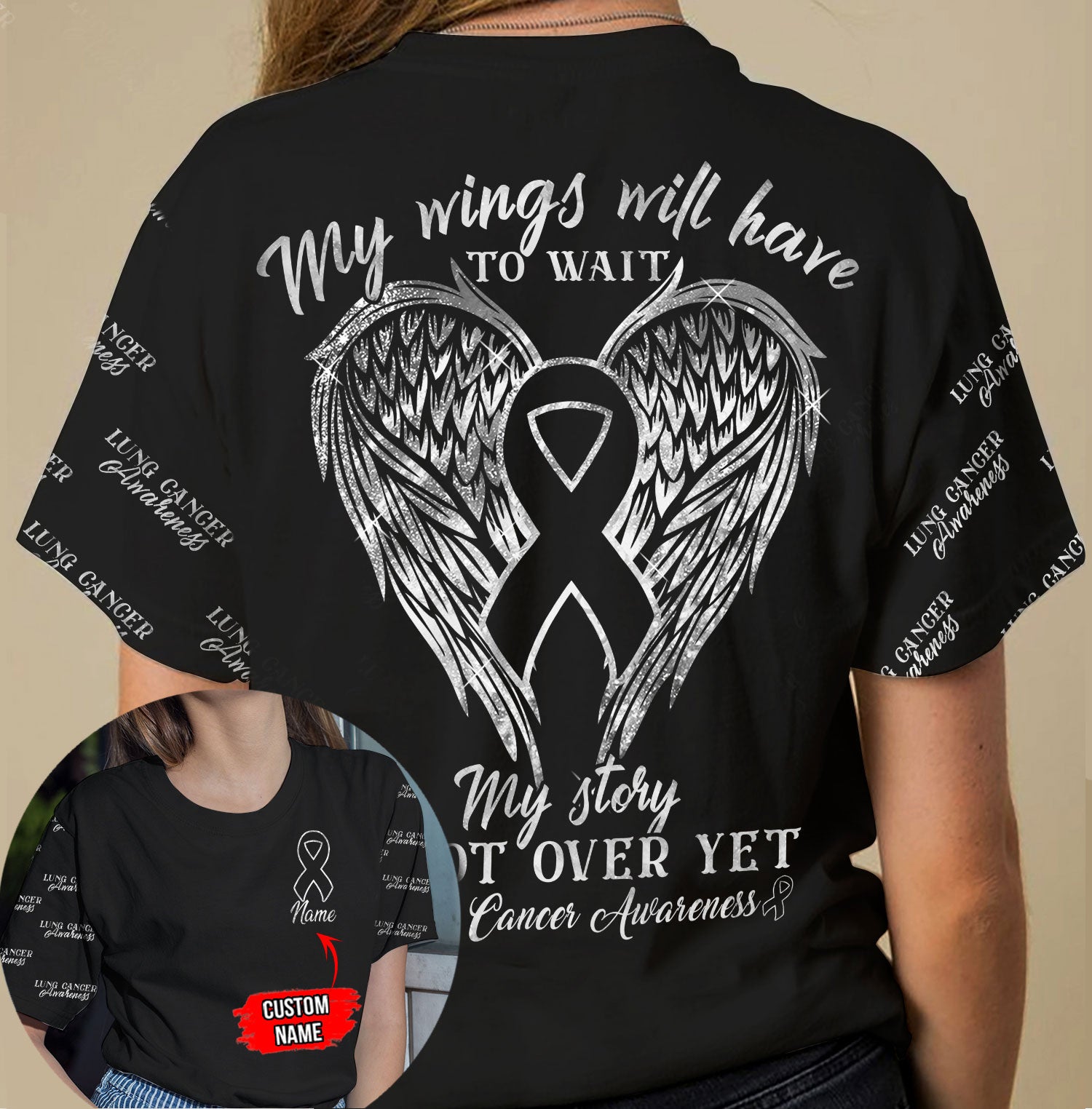 Personalized My Story Is Not Over Yet Lung Cancer All Over Print – Tm0210212Ki