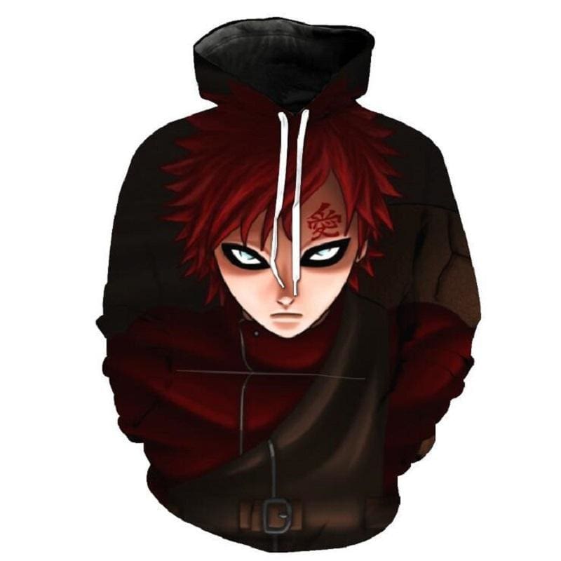 Naruto Hoodie – Gaara Pullover Hoodie