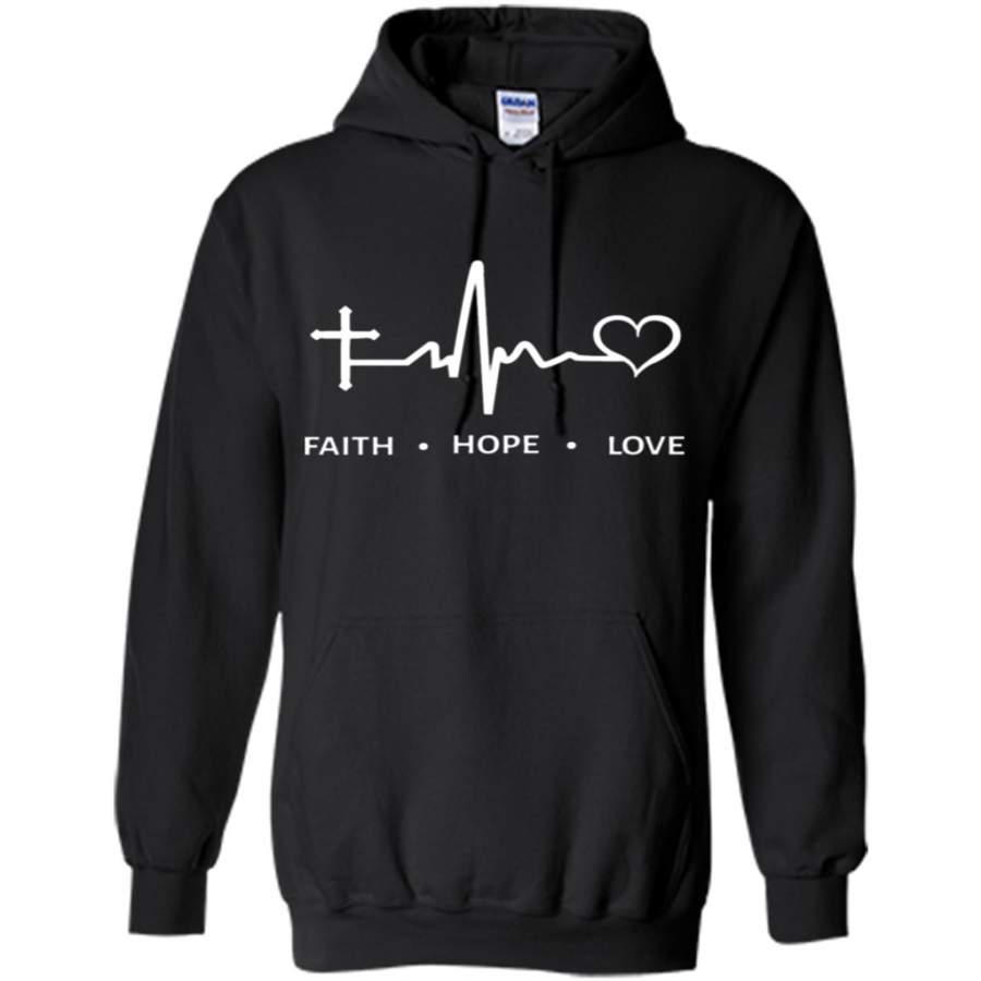 Christian T-shirt Faith Hope Love - DaisyFaith