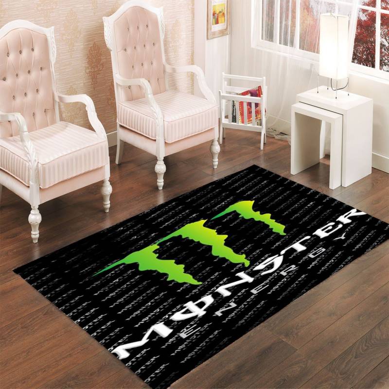 MONSTER ENERGY LOGO LIVING ROOM CARPET RUGS