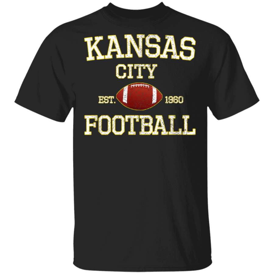 Vintage Distressed Red Kansas City Football TShirt