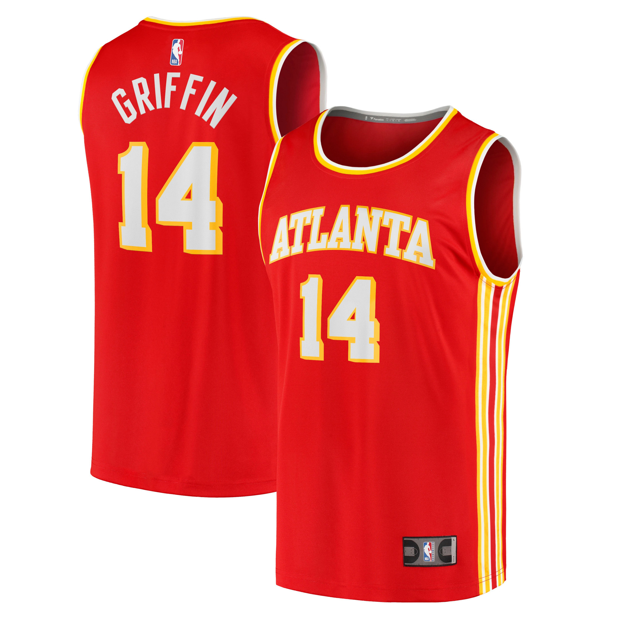 Aj Griffin Atlanta Hawks Fanatics Branded 2022 NBA Draft First Round Pick Fast Break Replica Player Jersey – Icon Edition – Red NBA