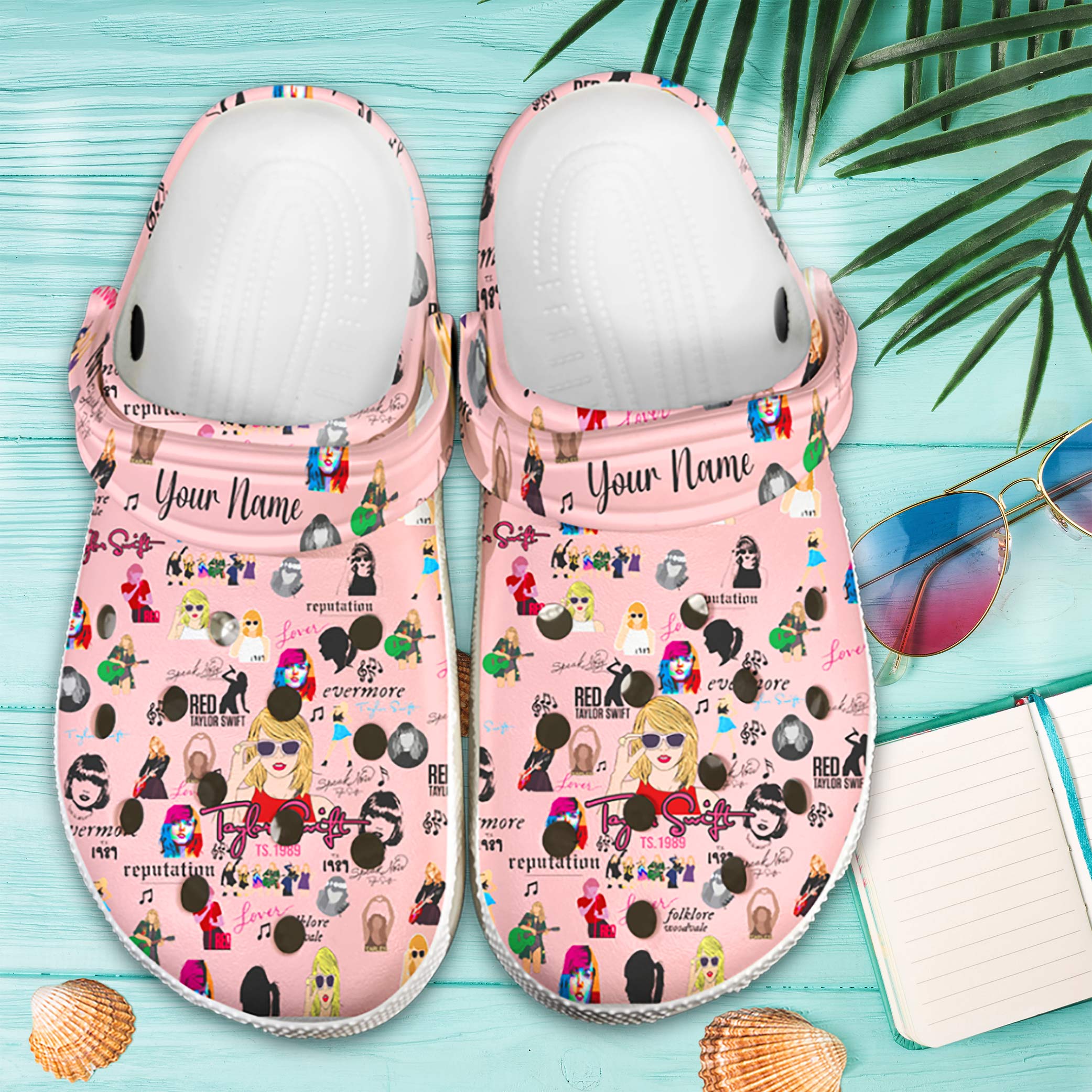 Taylor Swift Crocband Comfortable Crocss Clogs Shoes For Men Women 8-1