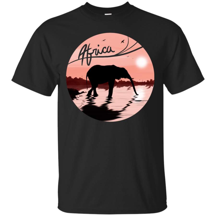 Elephants – Africa Elephant Silhouette Artwork african elephant art T Shirt & Hoodie