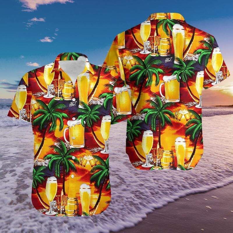 Beer In Paradise Unisex Hawaiian Shirt | Unisex | Adult | Hw2517