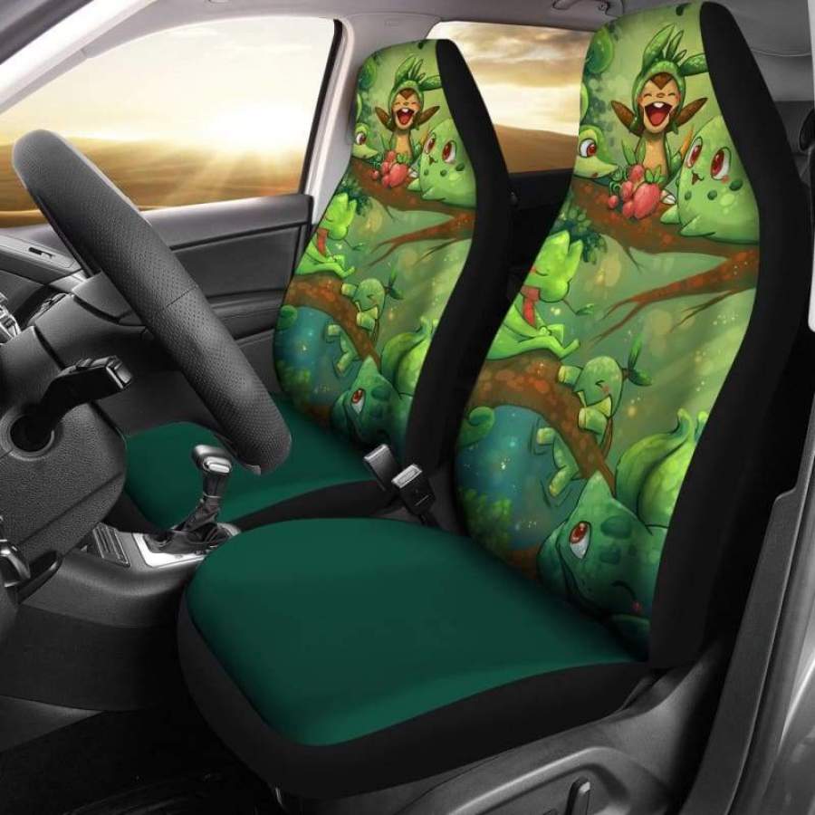 Pokemon Grass Car Seat Covers