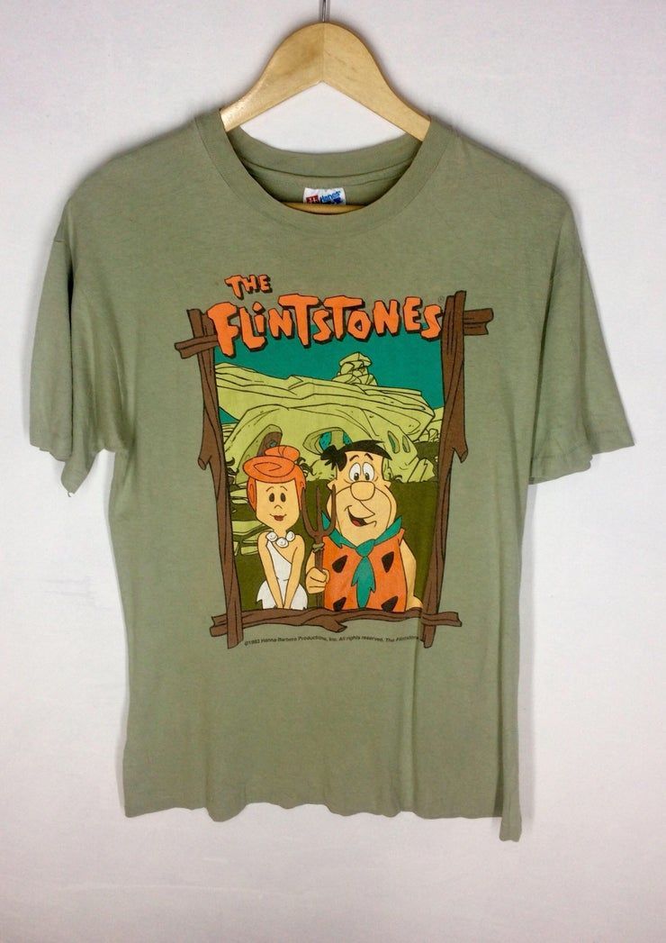 Rare Design Vintage Cartoon The Flintstones 1993S Shirt