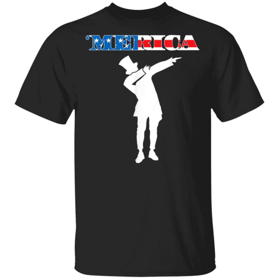 4th Of July Independence Day President Lincoln Dab TShirt