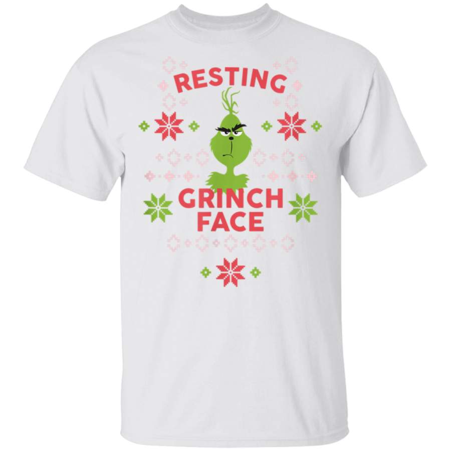 DrSeuss The Grinch Resting Grinch Face TShirt