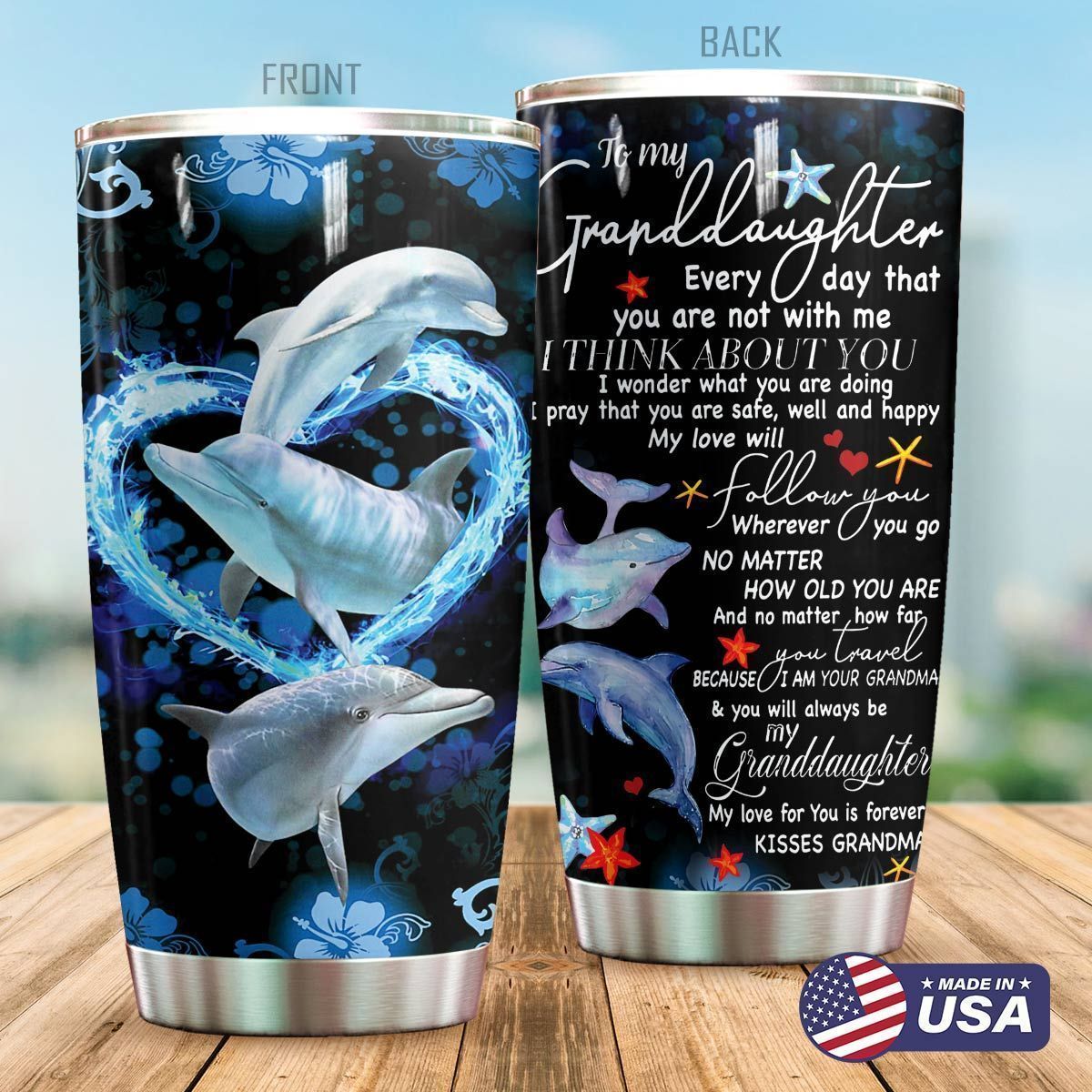 Dolphin Cute GS-CL-ML2003 Tumbler