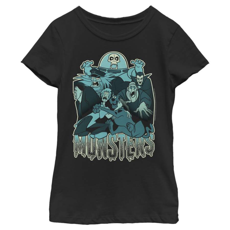 Scooby Doo Girl’s Monster Attack  T Shirt