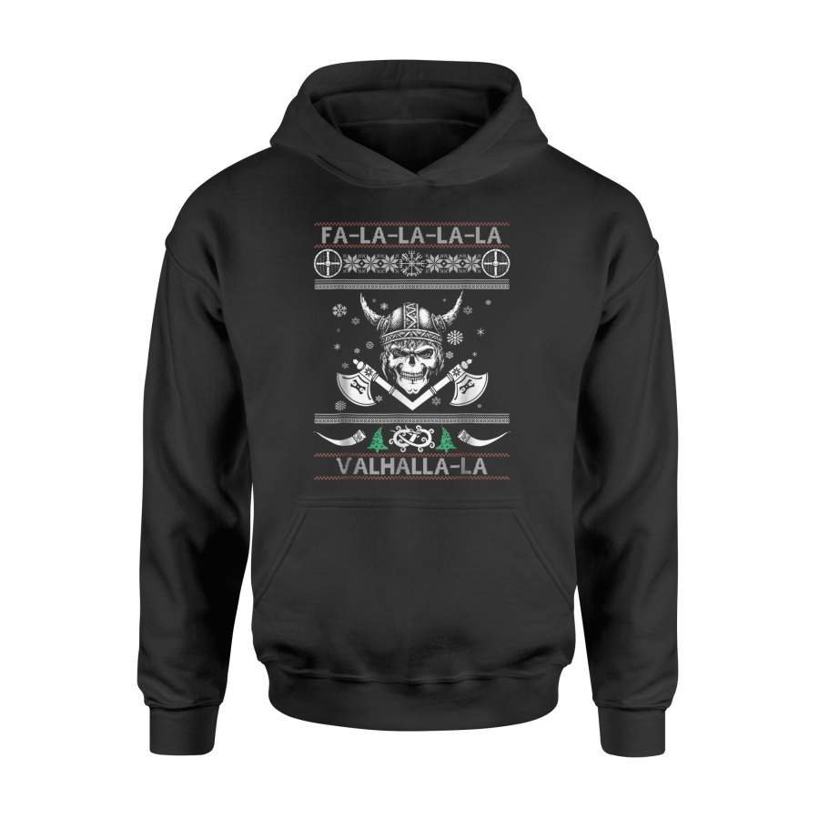 Fa-La-La-La-La Valhalla-La Viking Ugly Christmas  Hoodie