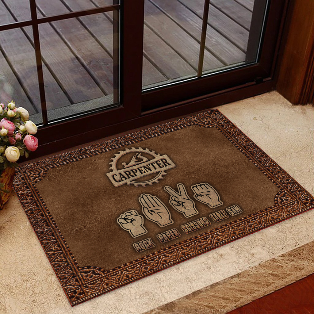 Tmarc Tee Funny Carpenter Doormat