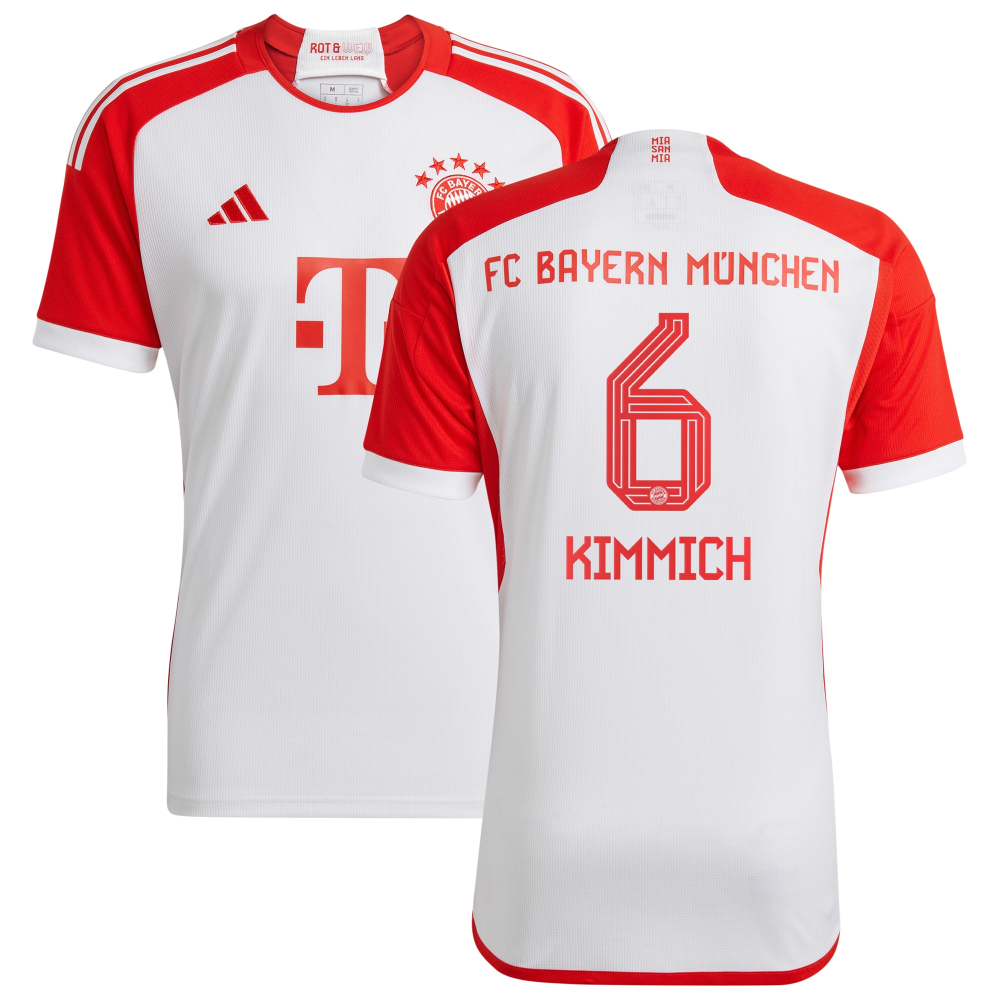 Joshua Kimmich Bayern Munich Youth 2023/24 Home Replica Jersey – White