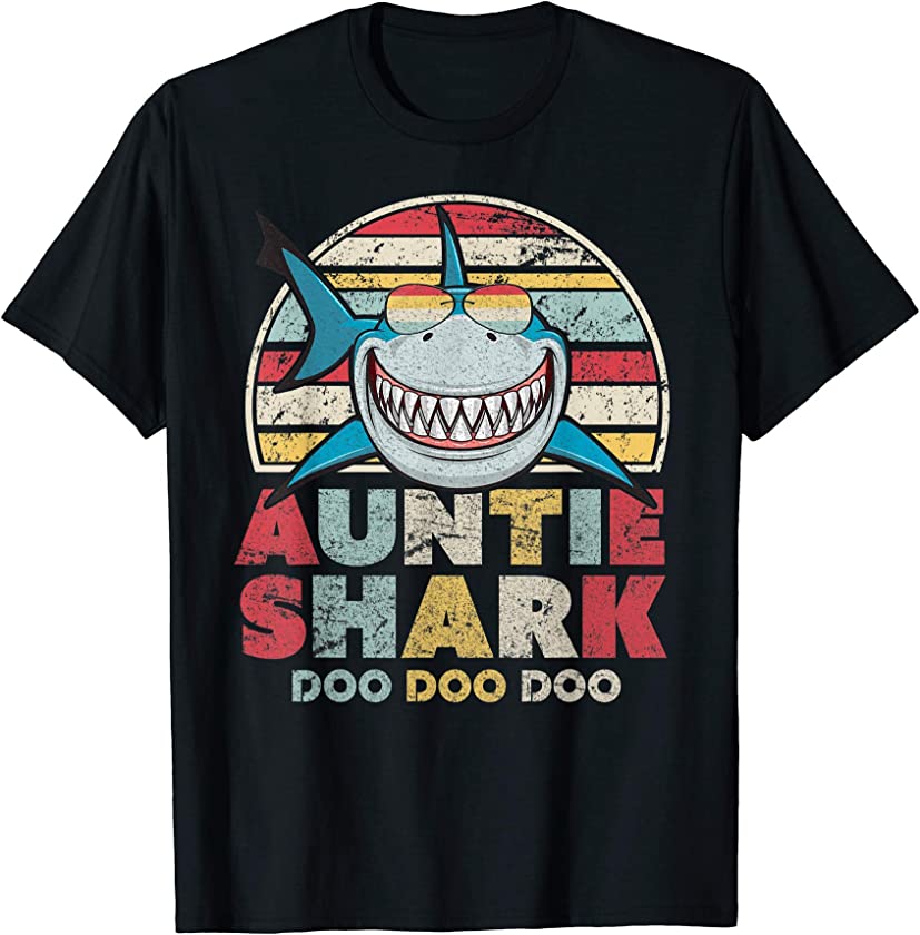 Auntie Shark Shirt, Gift For Aunts T-Shirt